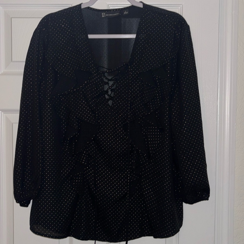 New York and Company ruffle top